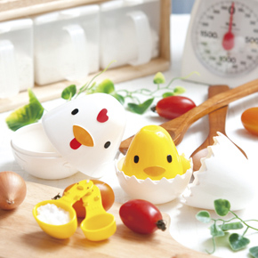 どんどん出てくる！にわとり親子の計量カップ