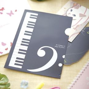 Piano line クリアファイル (A5)