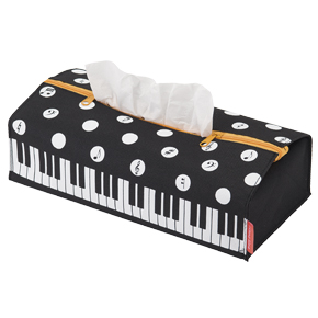 【完売】Piano line ポーチにもなるティッシュケース（水玉）