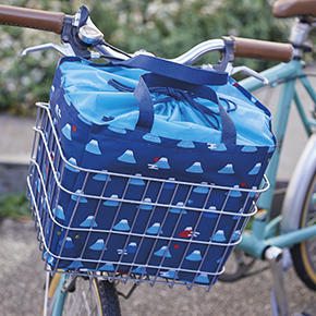 【完売】富士山柄 自転車カゴにぴったりバッグ