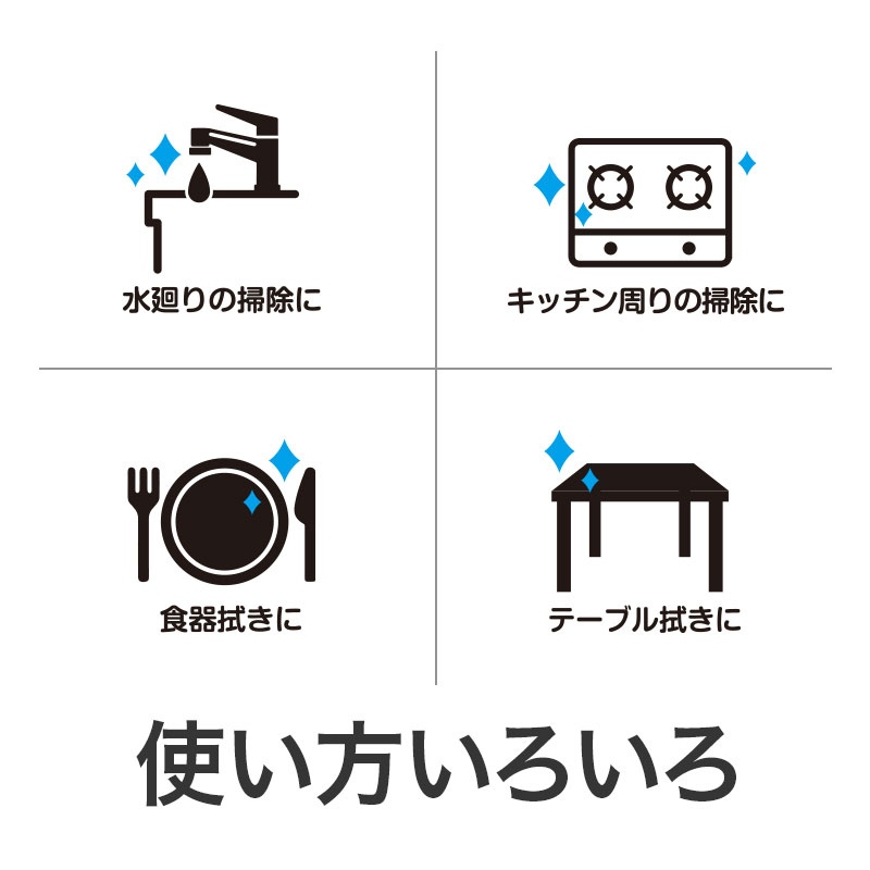 キッチンのお掃除に大活躍♪
