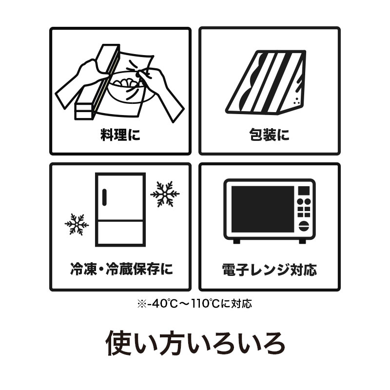 電子レンジも冷凍保存も対応