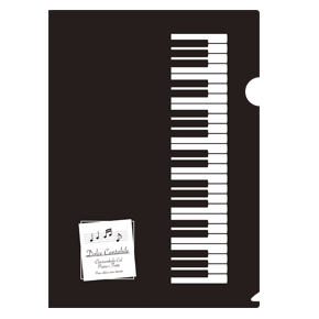 【完売】Piano line Ａ４クリアファイル（ベーシック）