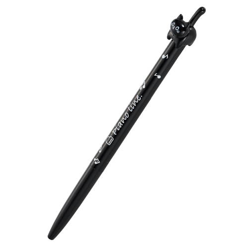 黒猫デザインのシャープペン