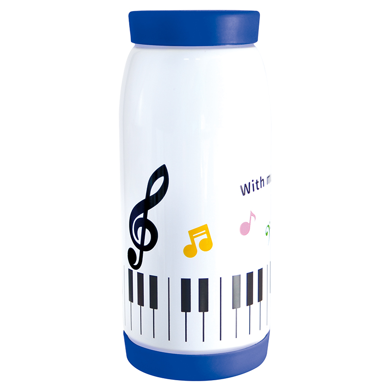 Piano line 真空ステンレスボトル 360ml（カラフル音符）