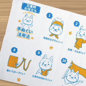 災害対策をかわいく伝授!