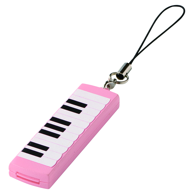 ピアノライン 鍵盤ハーモニカホイッスル（ピンク）