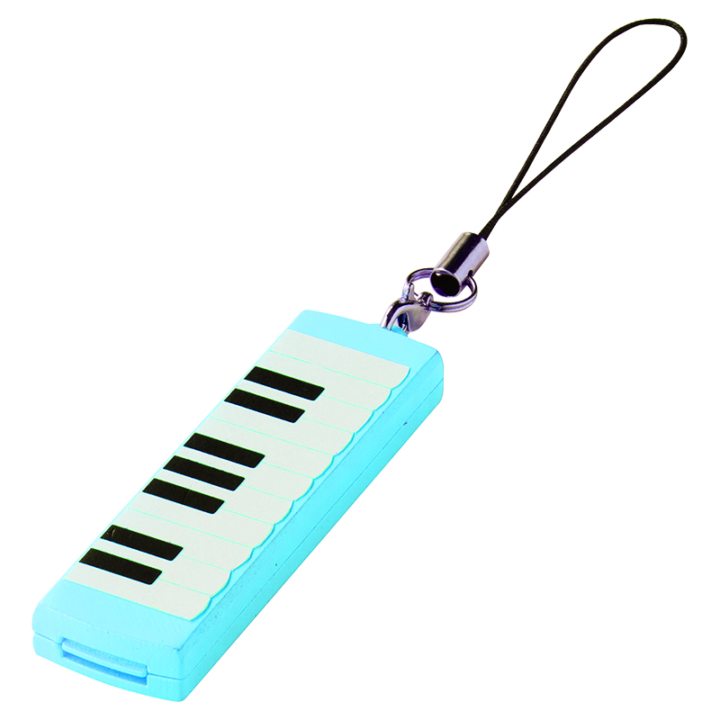 ピアノライン 鍵盤ハーモニカホイッスル（ブルー）