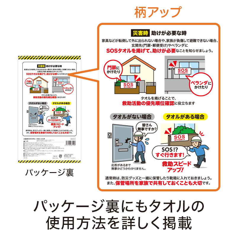 パッケージ裏で使用方法を詳しく解説しています