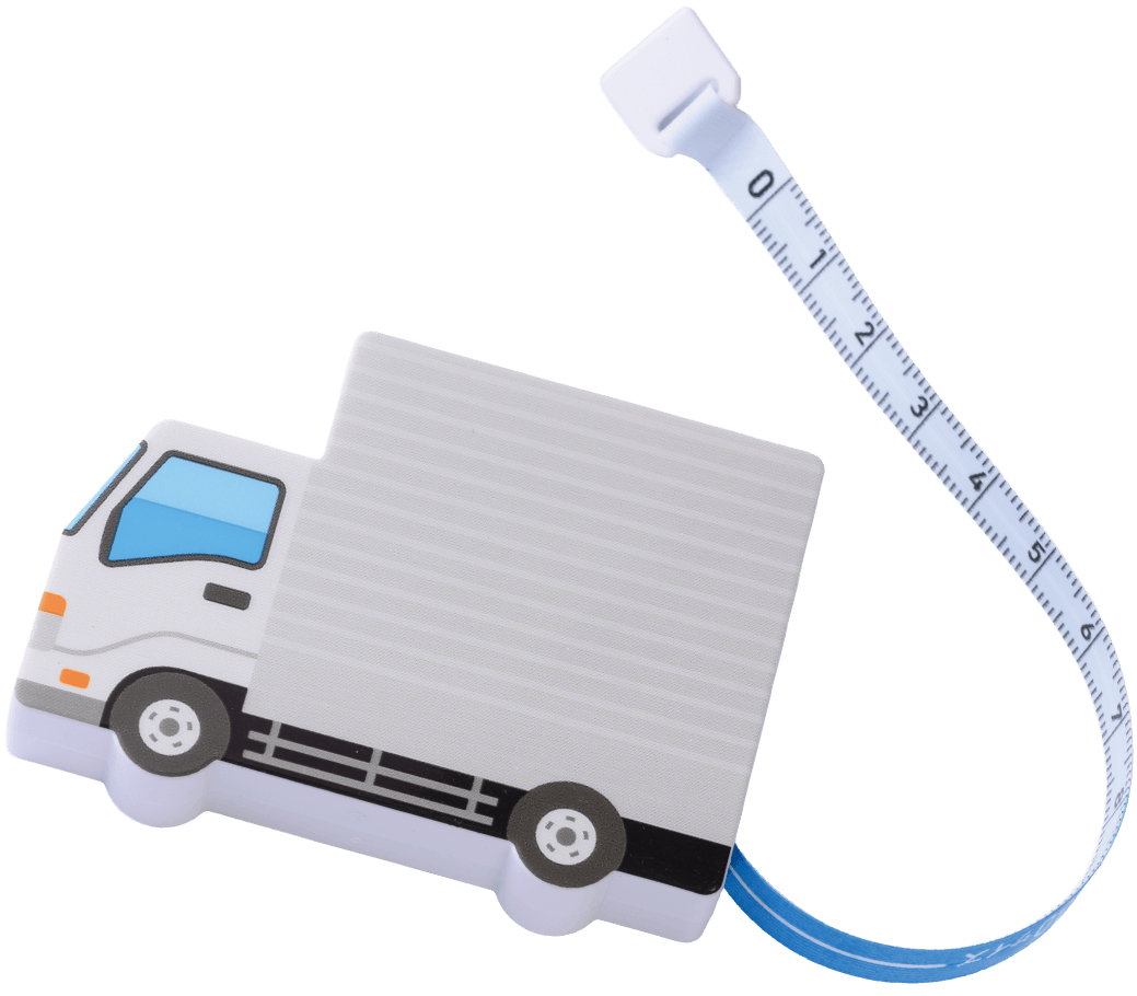 オリジナルトラックメジャー｜物流業界様に人気な「トラック型」メジャー