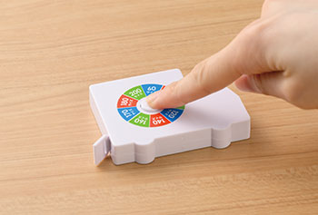 オリジナルトラックメジャー｜ボタンで自動巻取り